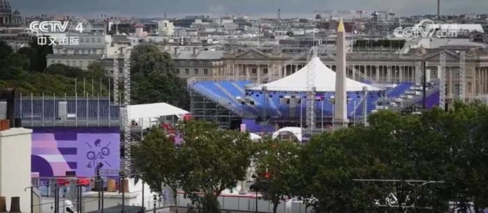 巴黎奥运场馆与历史地标交相辉映