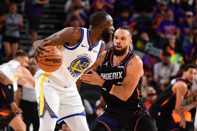 杰伦格林三分平纪录助太阳晋级 勇士惨败成双赢